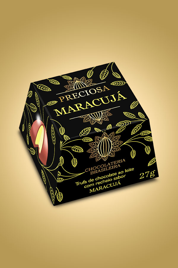 Trufa de maracujá - Chocolateria Brasileira